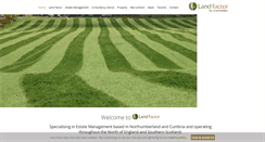 Desktop Screenshot of landfactor.co.uk